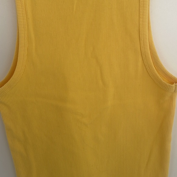 2/$20 FOREVER 21 YELLOW RIBBED TANK TOP - Picture 6 of 6
